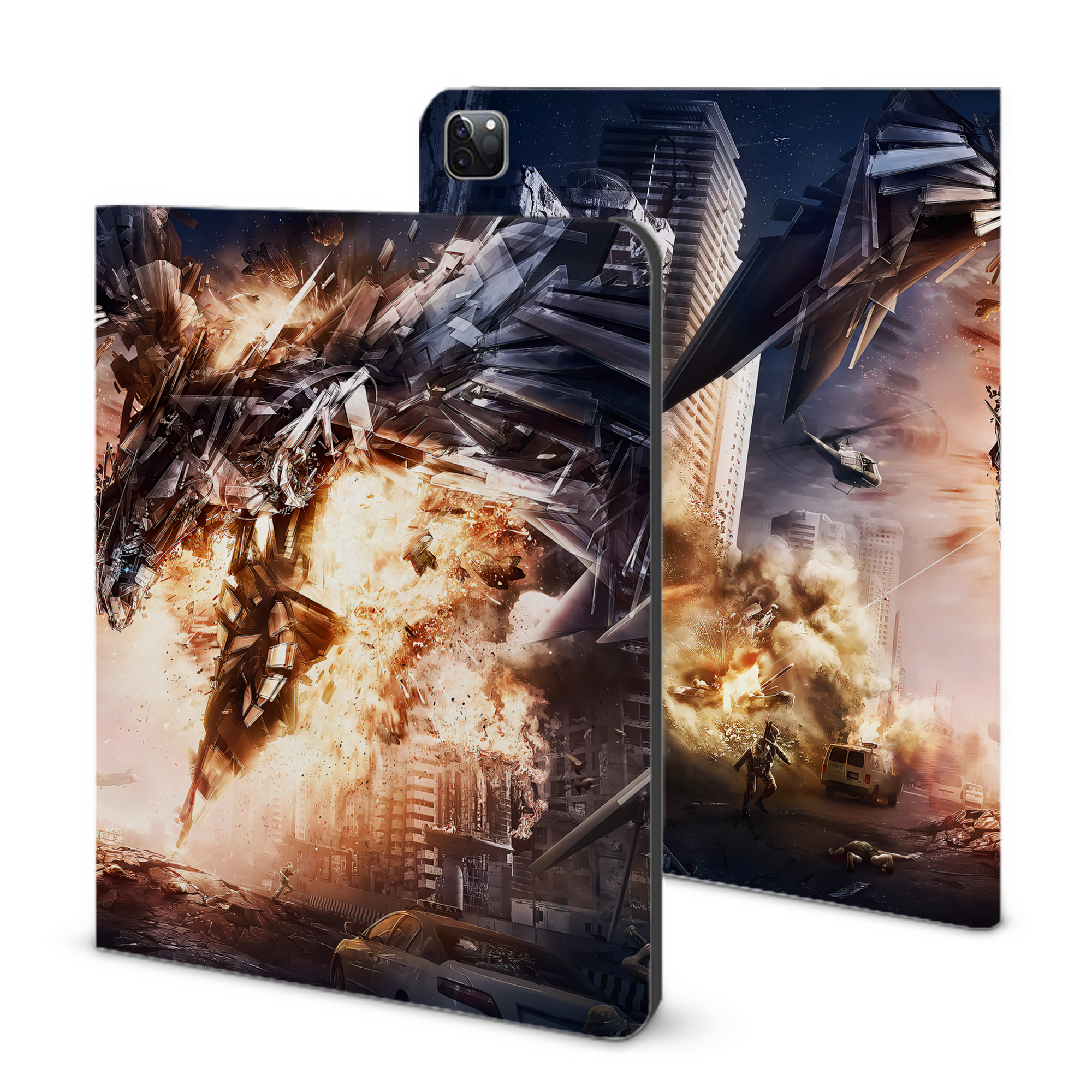 （画像用） Transformers トランスフォーマー IPad ケース ブック型 PUレザー TPU 耐衝撃 軽量 薄型 ペン収納なし 全面保護 IPad 各モデル対応